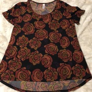 LuLaRoe Roses Classic Tee